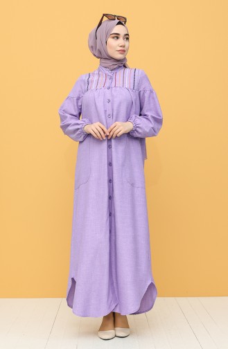 Violet Hijab Dress 21Y8246-03