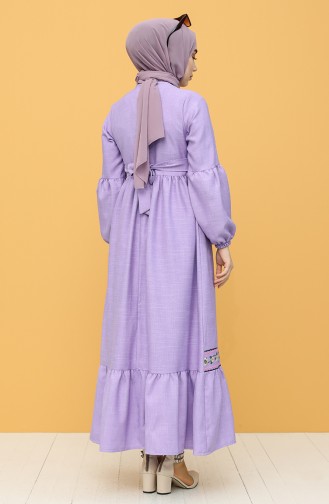Robe Hijab Lila 21Y8248-03