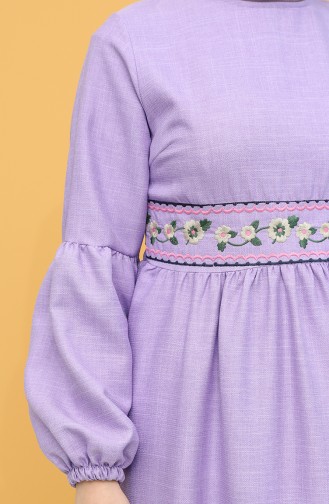 Violet Hijab Dress 21Y8248-03