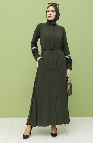 Khaki Abaya 2014-03