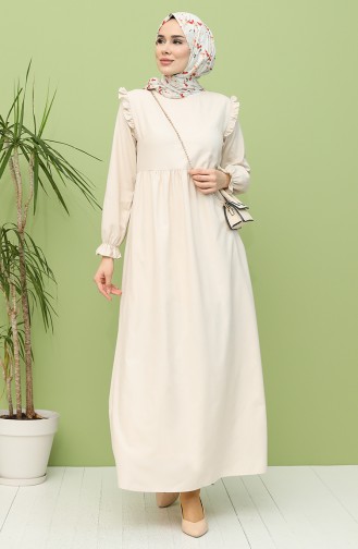 Robe Hijab Beige 21Y8224-09