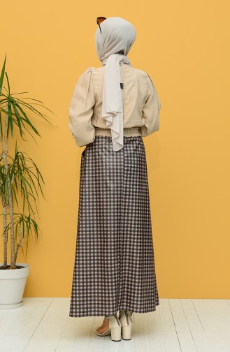 Brown Skirt 9041A-03
