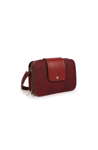 Claret red Shoulder Bag 69Z-02