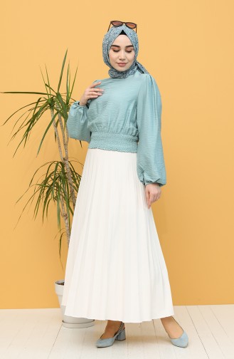 Turquoise Blouse 8303-01