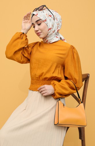 Tan Blouse 8303-07