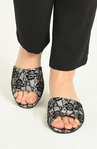 Silver Gray Summer slippers 0526-21