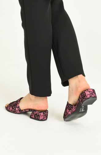 Fuchsia Summer slippers 0526-22