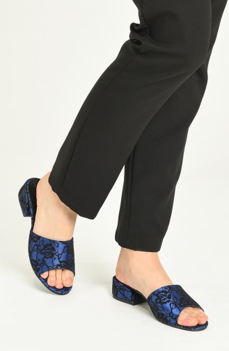 Navy Blue Summer Slippers 0526-24