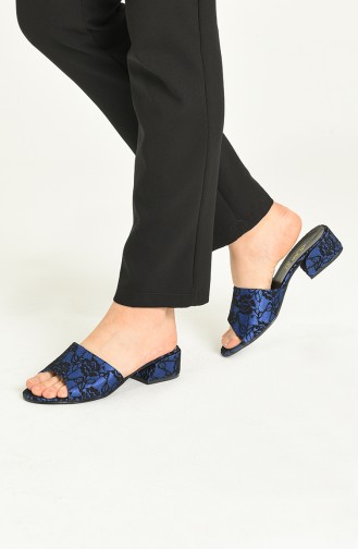 Navy Blue Summer Slippers 0526-24