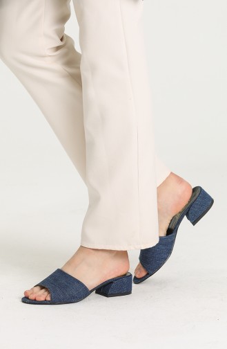 Navy Blue Summer Slippers 0526-25