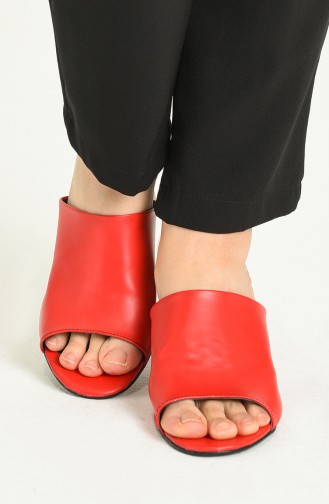 Red Summer Slippers 9103-32