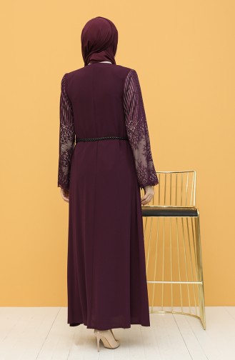 Plum Abaya 2018-04