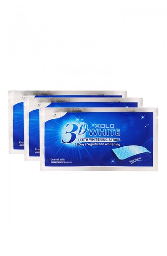 Xolo 3 Adet Diş Beyazlatma Bandı 3D White Professional Effects Diş Beyazlatma Bantları SM0298 Renkli