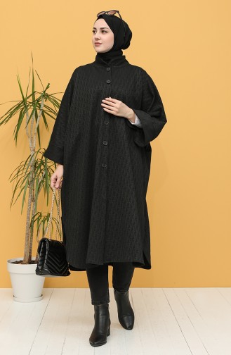 Schwarz Poncho 9013J-01