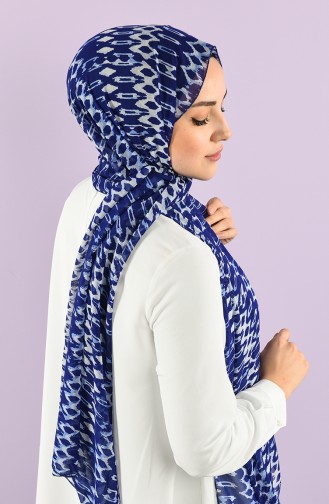 Saxon blue Sjaal 4990-01