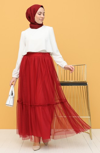 Claret Red Skirt 2010-02