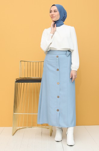 Blue Skirt 2453-03