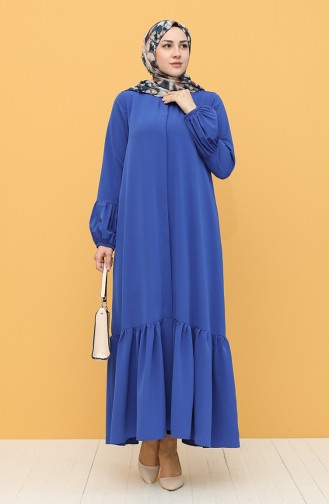 Saxon blue Abaya 1407-02