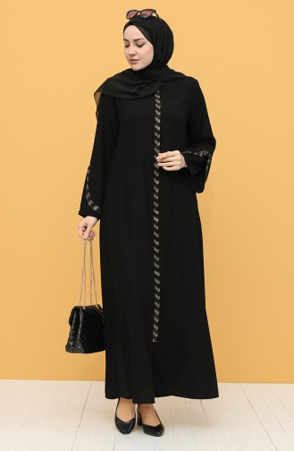 Schwarz Abayas 2038-01