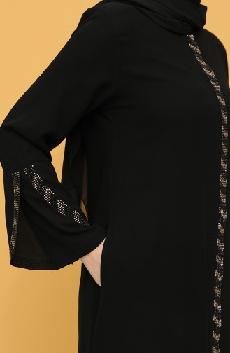 Schwarz Abayas 2038-01