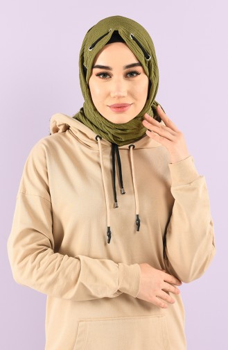 Khaki Schal 1000-04