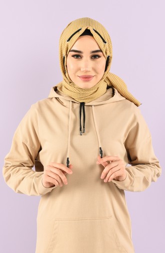 Dark Beige Sjaal 1001-11