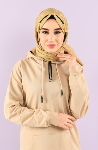 Dark Beige Sjaal 1001-11