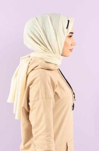 Cream Shawl 1001-08