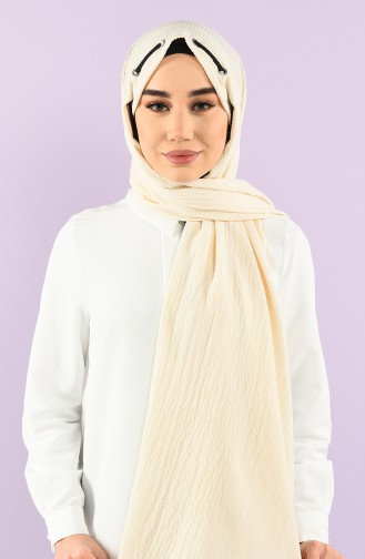 Cream Shawl 1001-08