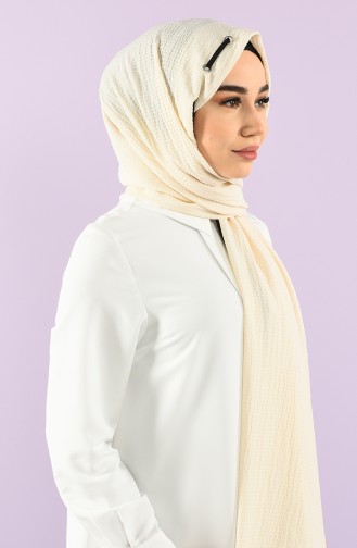 Cream Shawl 1001-08