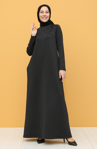 Black İslamitische Jurk 1000-02