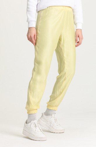 Beli lastikli Jogger Pantolon 5229PNT-01 Sarı