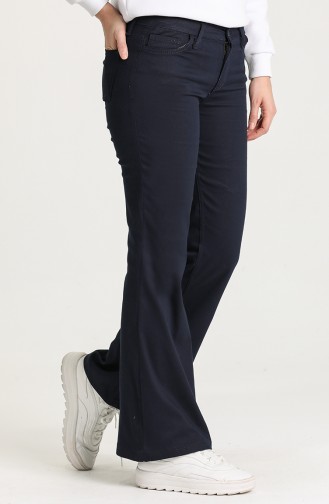 Pantalon Bleu Marine 6502-02