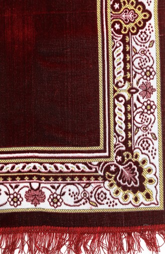 Claret red Praying Carpet 0002-01