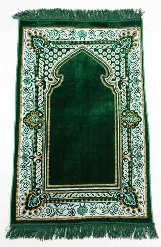 Emerald Green Prayer Rug 0002-03