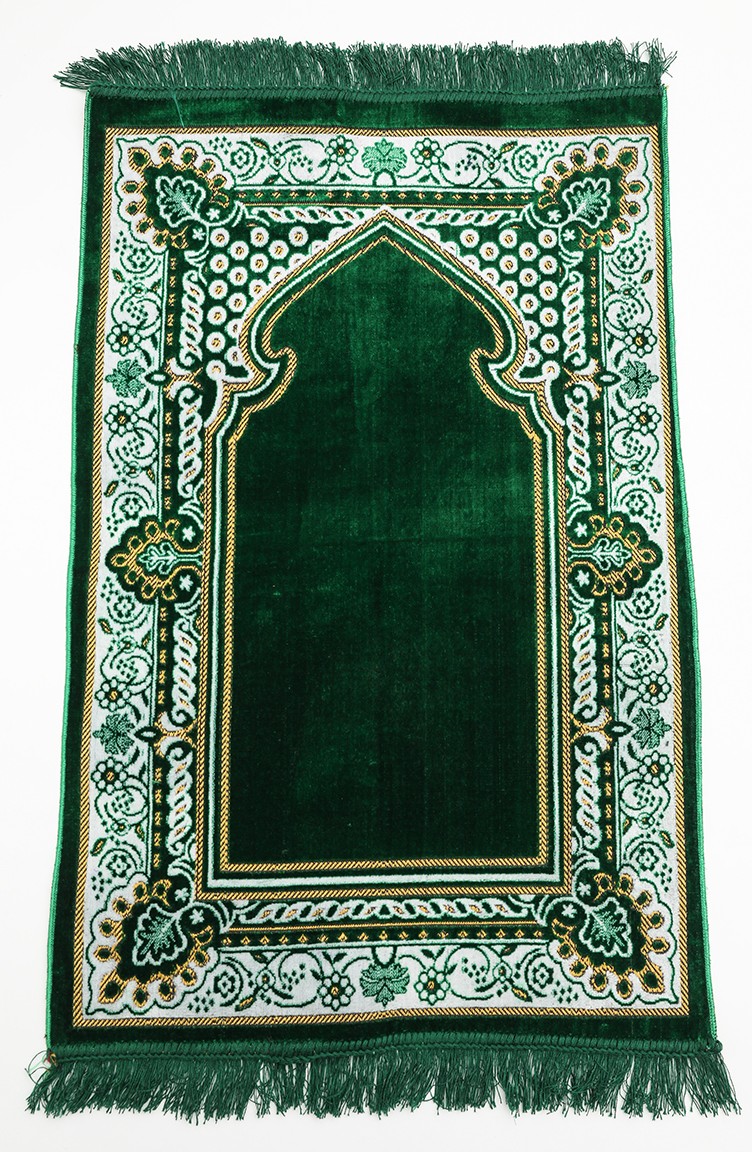 Tapis de Prière Vert emeraude 0002-03