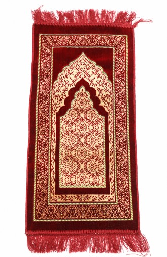 Tapis de Prière Bordeaux 0012-01