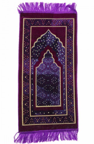 Tapis de Prière Pourpre 0012-03