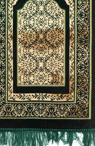 Dark Green Prayer Rug 0012-04