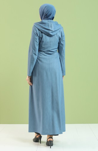 Blue Abaya 0439-01