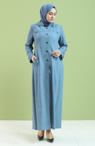 Blue Abaya 0446-02