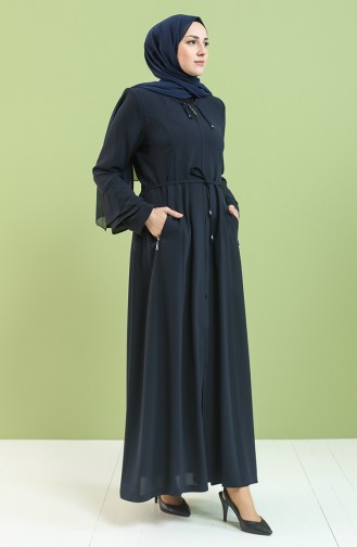 Abayas Bleu Marine 0450-01