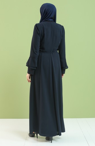 Dunkelblau Abayas 0450-01