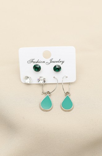 Silver Gray Earring 003-01