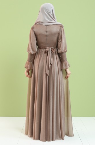 Nerz Hijab-Abendkleider 5367-04