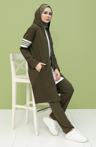 Khaki Tracksuit 1040S-05