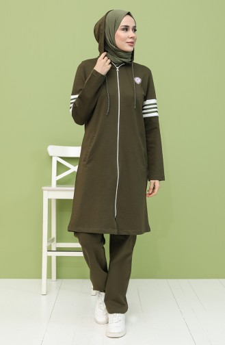 Khaki Tracksuit 1040S-05
