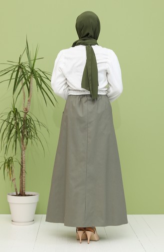 Khaki Skirt 1008-01