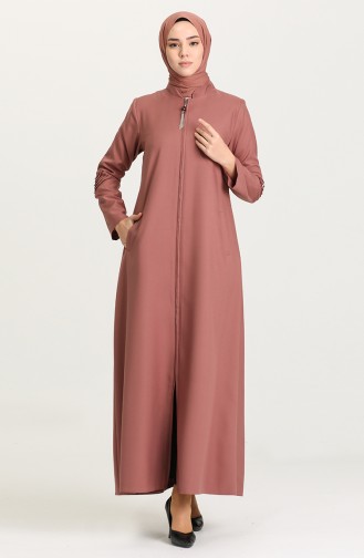 Beige-Rose Abayas 1579-03