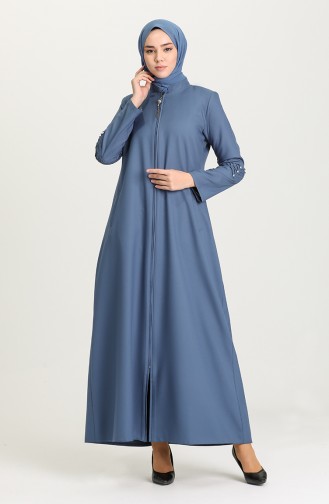 Dark Blue Abaya 1579-05